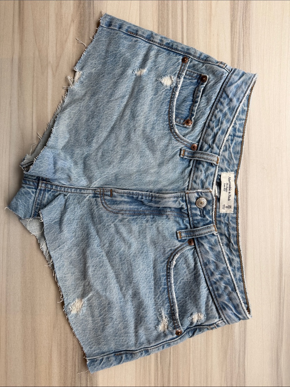 Abercrombie Curve Love Denim Shorts